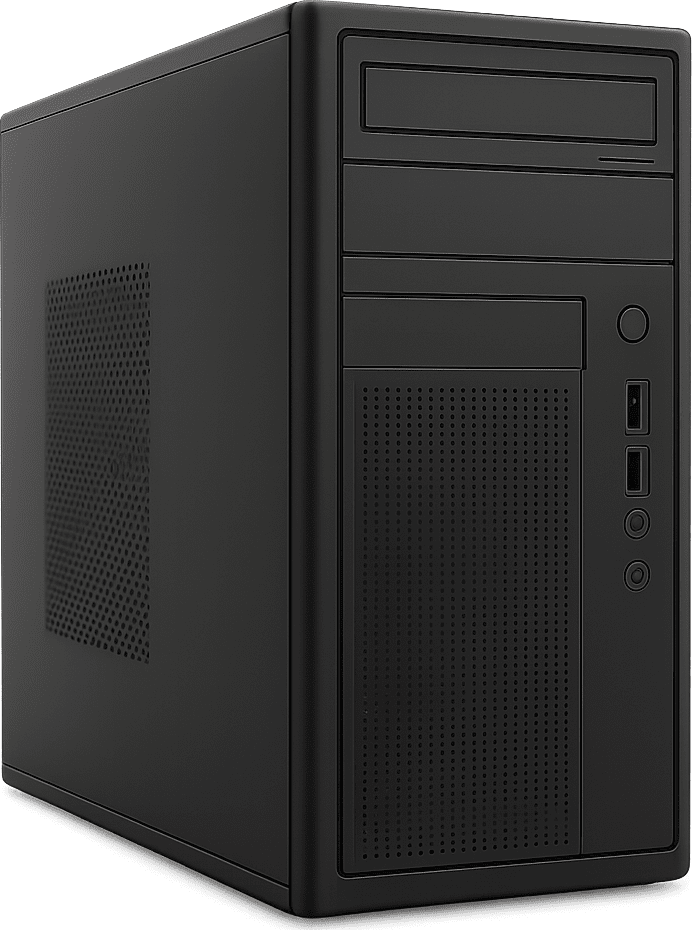 Server Standalone-Server in Tower-Bauform mit leistungsstarkem Prozessor, großem Arbeitsspeicher, mehreren Festplatteneinschüben und zuverlässiger Kühlung für Büro-, Heim- oder kleine Unternehmensanwendungen